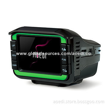 Newest Private Model 720P 2-inch Screen Car DVR and Radar Detector with Factory Direct Price